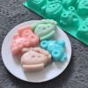 Vedini 8 Cavity Car Helicopter Cake Silicone Mold DIY Chocolate Mousse Cake Baking Mold JKB-3438 - Image 4