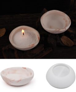 Vedini Irregular Mini Bowl Silicone Mold Gypsum Candle Cup Silicone Mold JKB-3410