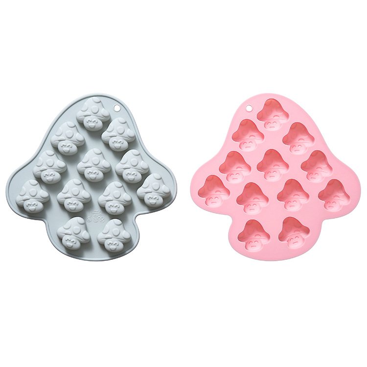 Vedini 12 Cavity Mushroom-Shaped Silicone Mold for Resin, Cake Mold, Chocolate Mold, Soft Candy Baking Tool JKB-3414 - Image 2