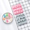 Vedini 11 Cavity Silicone Mold for Christmas-Themed Baking Cakes with Santa Claus, Trees, Candies, and Other Shapes JKB-3430 - Image 5