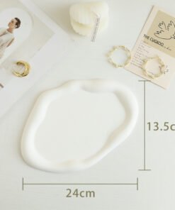 Vedini Concrete And Resin Irregular Cloud Tray Silicon Mold JKB-3413