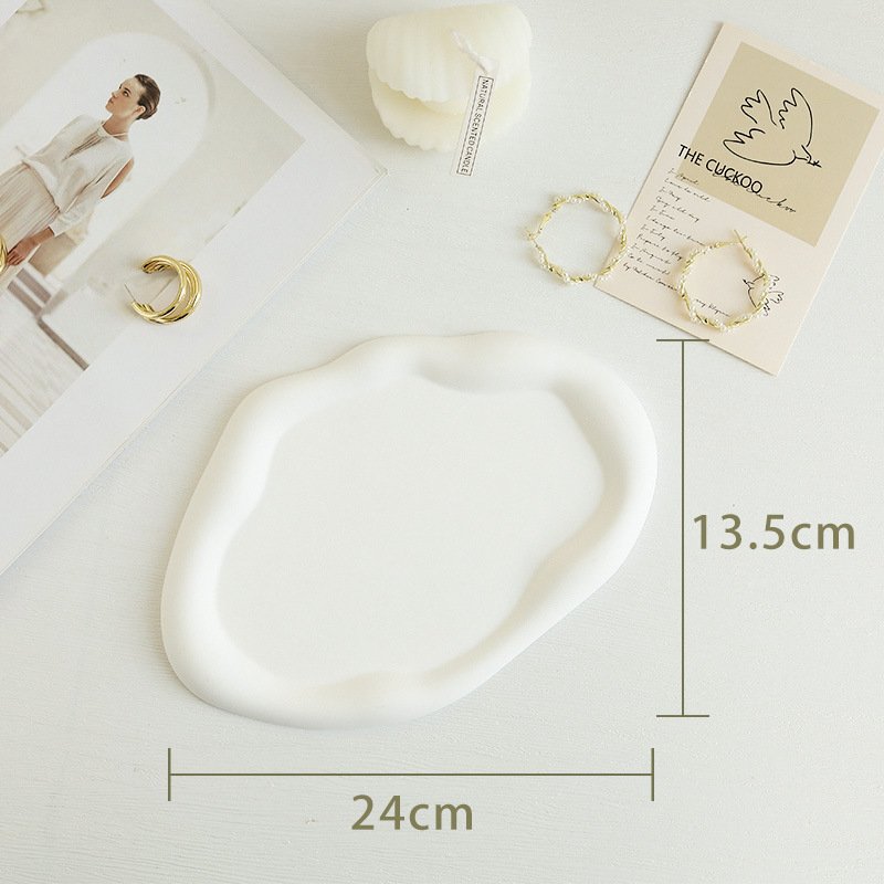 Vedini Concrete And Resin Irregular Cloud Tray Silicon Mold JKB-3413