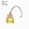10ml Hanging Car Diffuser Glass Bottle – Multi Color (Random Dispatch) | Wooden Cap Aroma Perfume Bottle for Car & Room - Image 5