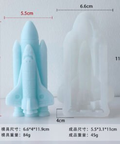 Rocket Silicone Mold 3D Space Shuttle Mold