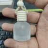 10ml Frosted Hanging Car Perfume Bottle with Wooden Diffuser Cap and Cotton Rope for Car Air Freshener