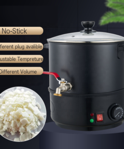 Alternative view of 10L Commercial Electric Wax Melter Pot with Copper Tap (220V)