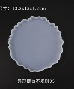 Irregular Scalloped Wave Coaster Silicone Mould for Resin