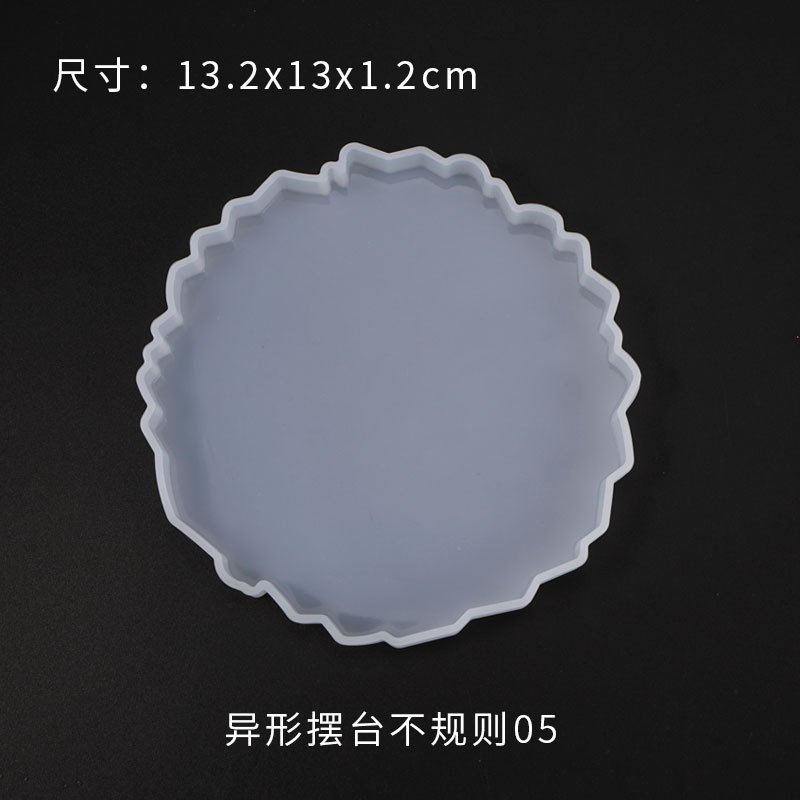 Irregular Scalloped Wave Coaster Silicone Mould for Resin