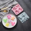 Vedini 4 Cavity Mouse Gloves Silicone Mold JKB-3452