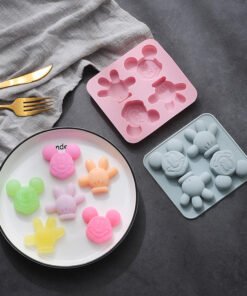 Vedini 4 Cavity Mouse Gloves Silicone Mold JKB-3452