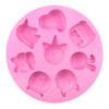 8-Cavity Animal & Unicorn Round Silicone Mold for Soap, Candles & Baking JKB-3456 - Image 4