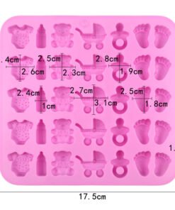 Alternative view of 35-Cavity Baby Shower Silicone Mold – Gummies, Chocolates & Wax Melts (JKB-3454) By Vedini