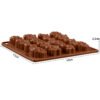 Vedini 16 Cavity Little Elephant Chocolate Cookie Candy DIY Silicone Mold JKB-3486 - Image 3