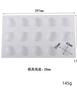 Alternative view of Vedini 15 Cavity Lemon Silicon Mold JKB-3462