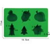 6-Cavity Village & Nature Theme Deep Silicone Mold for Soap, Candles & Steamed Cakes (3.4cm Depth) JKB-3455 - Image 2