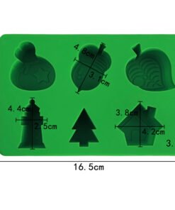 Alternative view of 6-Cavity Village & Nature Theme Deep Silicone Mold for Soap, Candles & Steamed Cakes (3.4cm Depth) JKB-3455