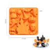 Vedini Halloween Bat, Pumpkin, Skull, Ghost, Castle Shaped Silicone Mold JKB-3484 - Image 4
