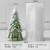 Vedini New Christmas Tree House Scented Candle Mold DIY Christmas Candle Gypsum Resin Silicone Mold JKB-3487 - Image 7