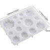 Vedini Candle Gypsum Resin Cement Sunflower Daisy Sunflower Crystal Chrysanthemum Flower Silicone Mold JKB-3464 - Image 4