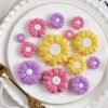 Vedini Candle Gypsum Resin Cement Sunflower Daisy Sunflower Crystal Chrysanthemum Flower Silicone Mold JKB-3464 - Image 3