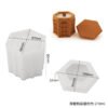 Vedini Concrete Hexagonal Roman Jar Candle Cup Silicon Mold JKB-3466 - Image 3