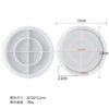 Vedini Concrete Round Storage Tray Silicone Mold DIY Plaster Cement Resin Epoxy Coaster Round Tray Mold JKB-3485 - Image 5