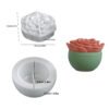 Vedini Concrete Camellia Storage Box Silicon Mold-JKB-3479 - Image 2