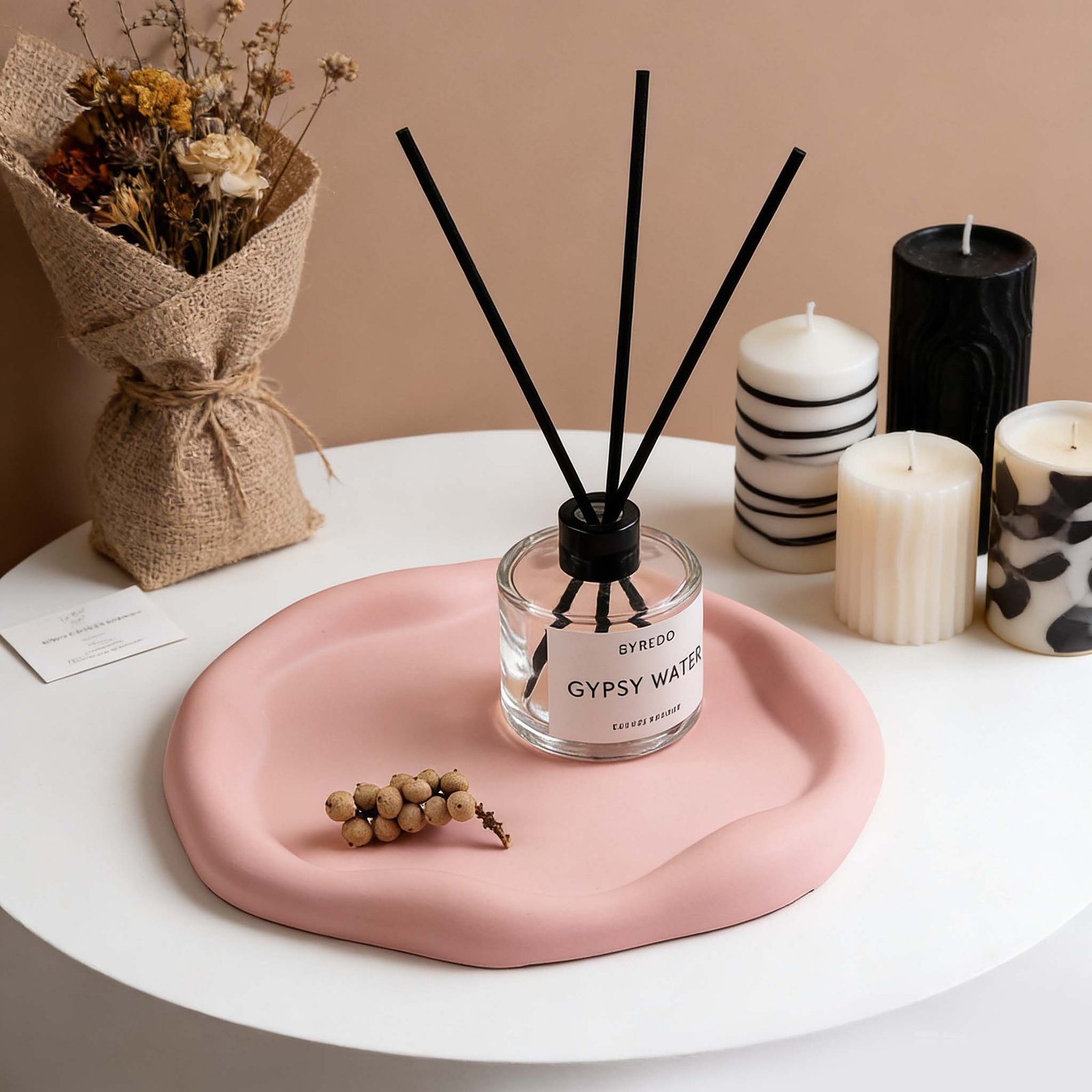 Vedini Concrete Irregular Round Tray Silicone Mold JKB-3467