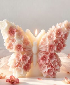 Vedini New Sakura Butterfly Candle Silicon Mold JKB-3481