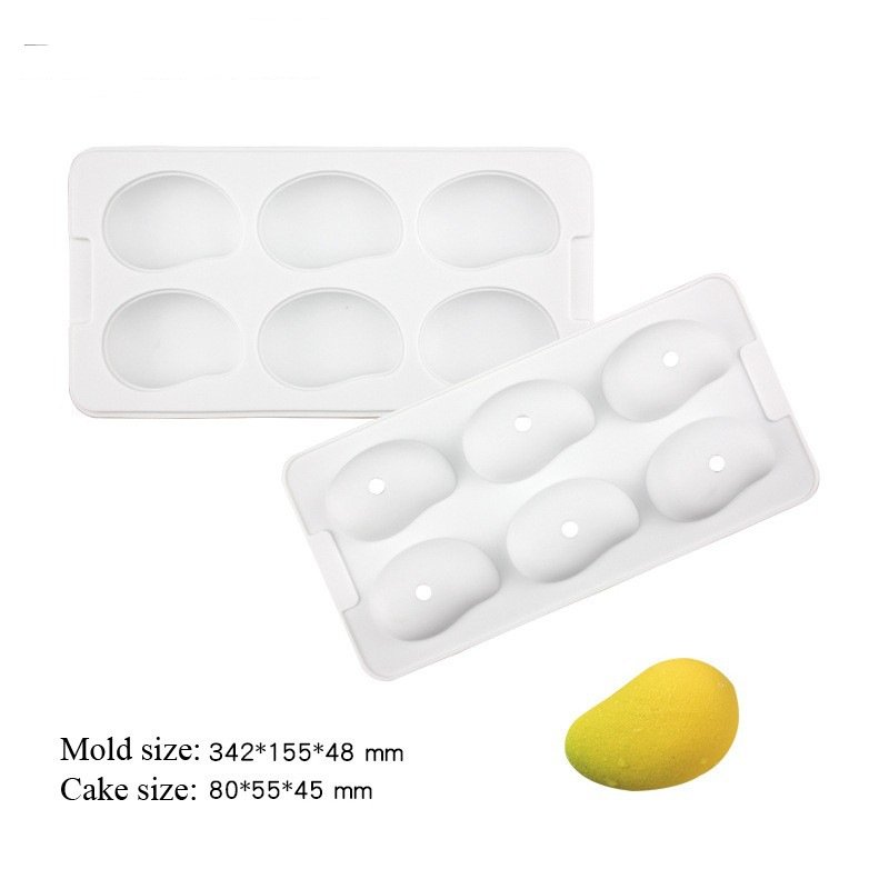 Vedini 6 Cavity 3D Mango Silicon Mold JKB-3463 - Image 4