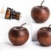 Natural Solid Wood Passive Aromatherapy Diffuser – Apple Ornaments-Pack of 1 - Image 4