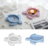 Vedini Concrete Turtle Tray Silicone Mold, Aromatherapy Gypsum DIY Jewelry Storage Tray, Candle Holder Base Mold JKB-3477