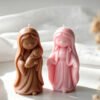 Vedini Angel With Baby Candle Silicon Mold JKB-3489