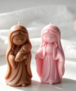 Vedini Angel With Baby Candle Silicon Mold JKB-3489