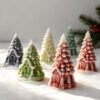 Vedini New Christmas Tree House Scented Candle Mold DIY Christmas Candle Gypsum Resin Silicone Mold JKB-3487 - Image 4
