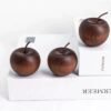 Natural Solid Wood Passive Aromatherapy Diffuser – Apple Ornaments-Pack of 1 - Image 3