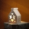Vedini Concrete Peace Dove Hollow House Silicon Mold JKB-3470 - Image 3