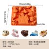 Vedini Halloween Bat, Pumpkin, Skull, Ghost, Castle Shaped Silicone Mold JKB-3484 - Image 3