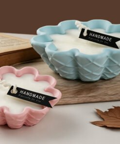 Vedini DIY Resin Cement Irregular Mini Flower-Shaped Waffle Bowl Large and Small Candle Bowl Storage Bowl Mirror Silicone Mold JKB-3465