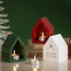 Vedini Concrete Star Hut Candle Holder Base Silicone Mold Gypsum Candle Decoration Mold JKB-3473 - Image 2