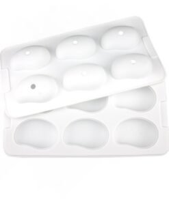Alternative view of Vedini 6 Cavity 3D Mango Silicon Mold JKB-3463