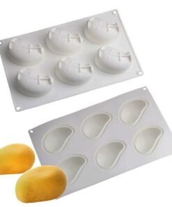 Vedini 6 Cavity Mango Fruit Silicon Mold JKB-3461