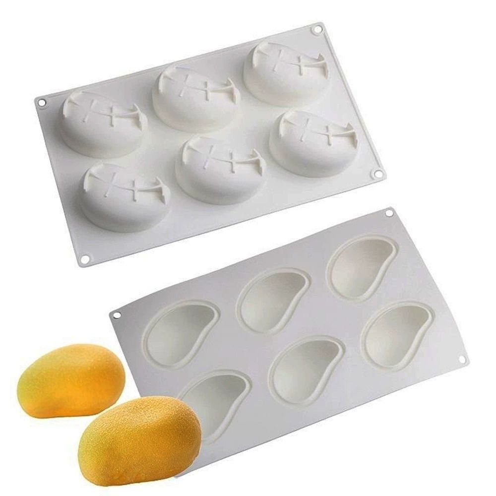 Vedini 6 Cavity Mango Fruit Silicon Mold JKB-3461