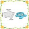 Vedini Concrete Turtle Tray Silicone Mold, Aromatherapy Gypsum DIY Jewelry Storage Tray, Candle Holder Base Mold JKB-3477 - Image 3