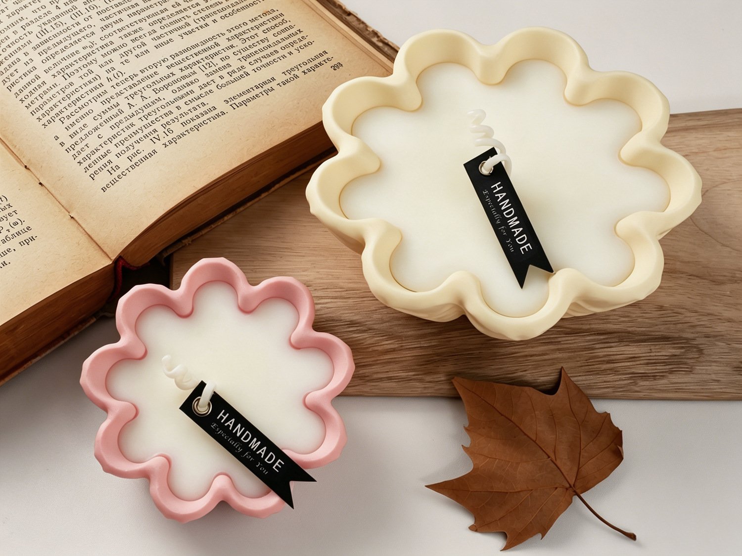 Vedini DIY Resin Cement Irregular Mini Flower-Shaped Waffle Bowl Large and Small Candle Bowl Storage Bowl Mirror Silicone Mold JKB-3465 - Image 3