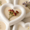 Vedini Concrete Heart Shaped Tray Silicon Mold JKB-3472 - Image 2
