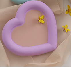 Vedini Concrete Heart Shaped Tray Silicon Mold JKB-3472
