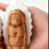 Vedini Praying Girl With Heart Aromatherapy Ornament Silicone Mold DIY Girl Angel Candle Decoration Mold JKB-3482 - Image 2