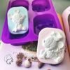 Vedini 4 Cavity Silicone Assorted Disney Mickey-Minnie Mouse Soap Mold JKB-3533 - Image 4