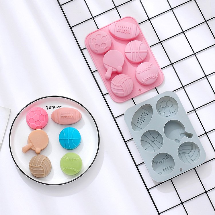 Vedini 6 Cavity Set of Different Ball-Shaped Baking Molds, Chocolate Cake Molds, Baking Tools, Baking Trays, Silicone Molds JKB-3543 - Image 5